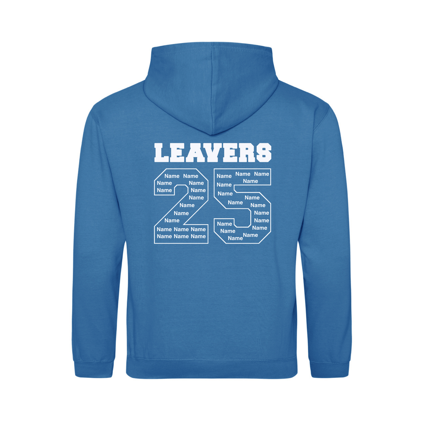 Two-Tone Contrast Colours Leavers / Varsity Hoodie