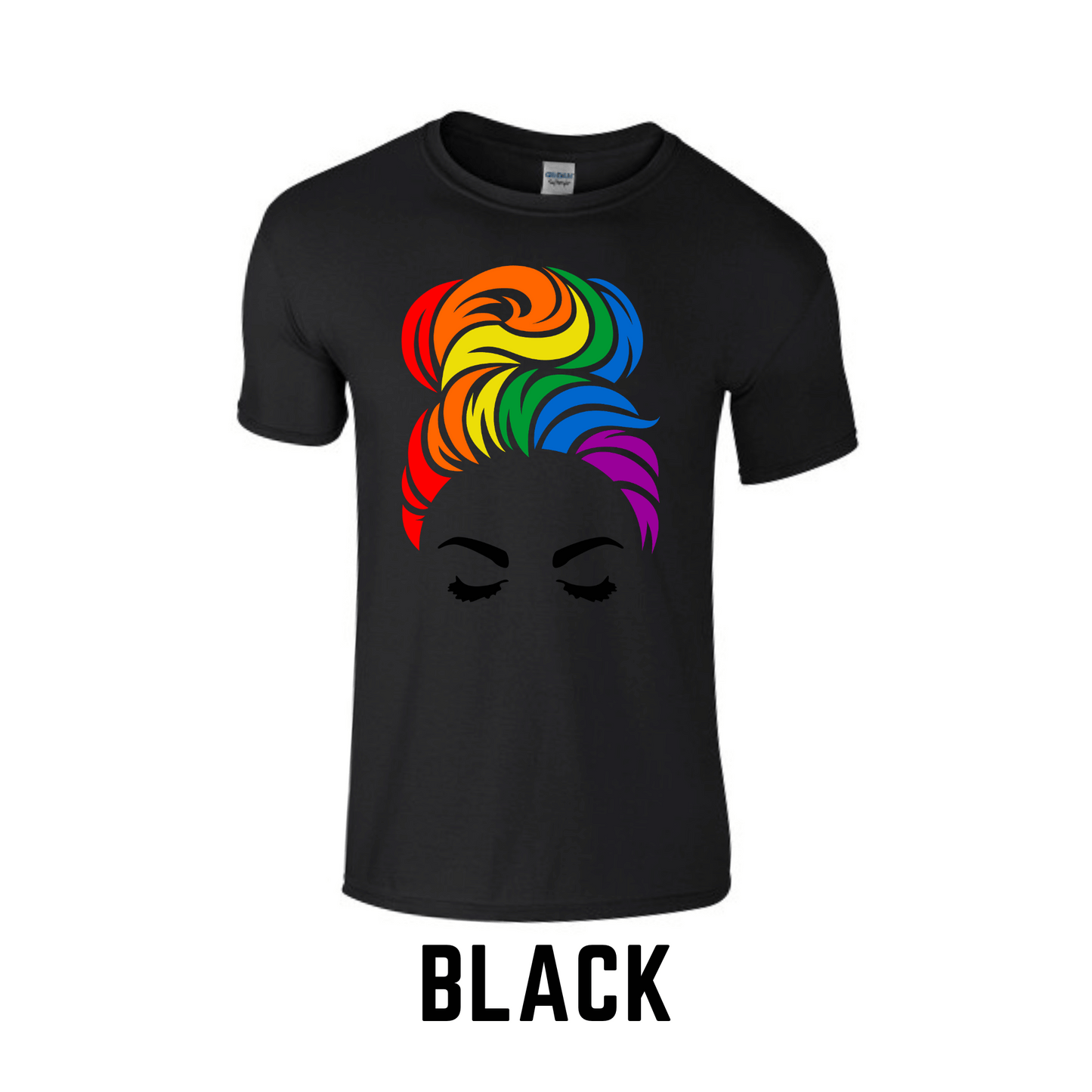 Rainbow Woman | Printed Crew Neck T-Shirt