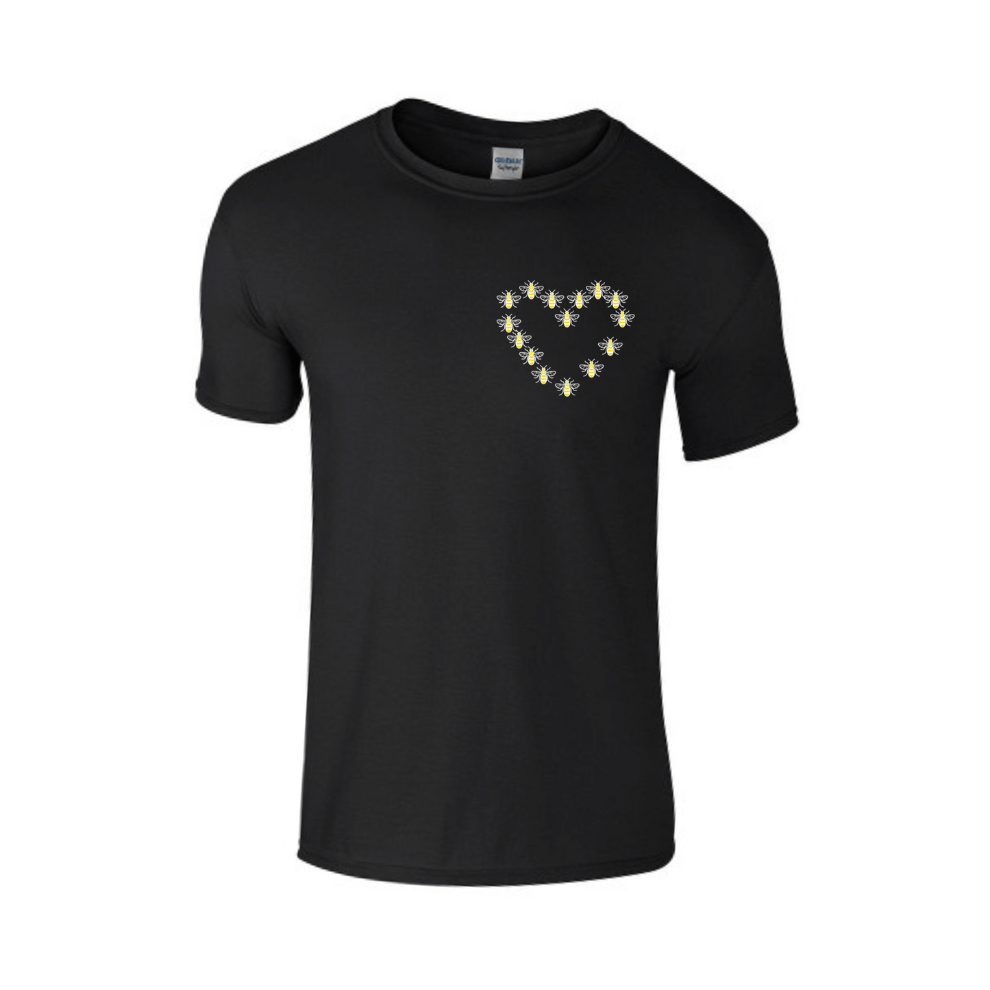 Bee Heart | Printed Crew Neck T-Shirt