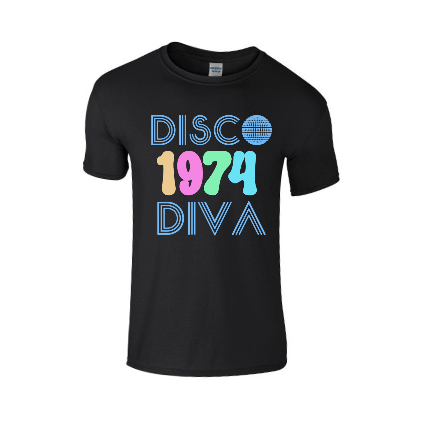 Disco Diva Printed Crew Neck T-Shirt