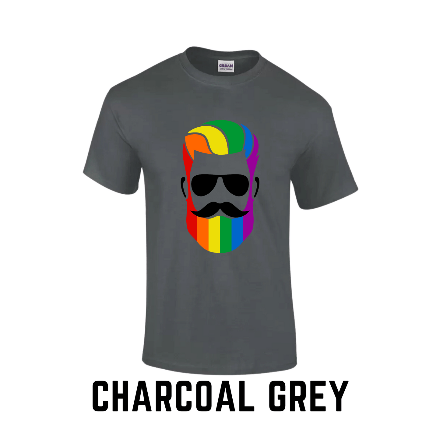 Rainbow Man | Printed Crew Neck T-Shirt