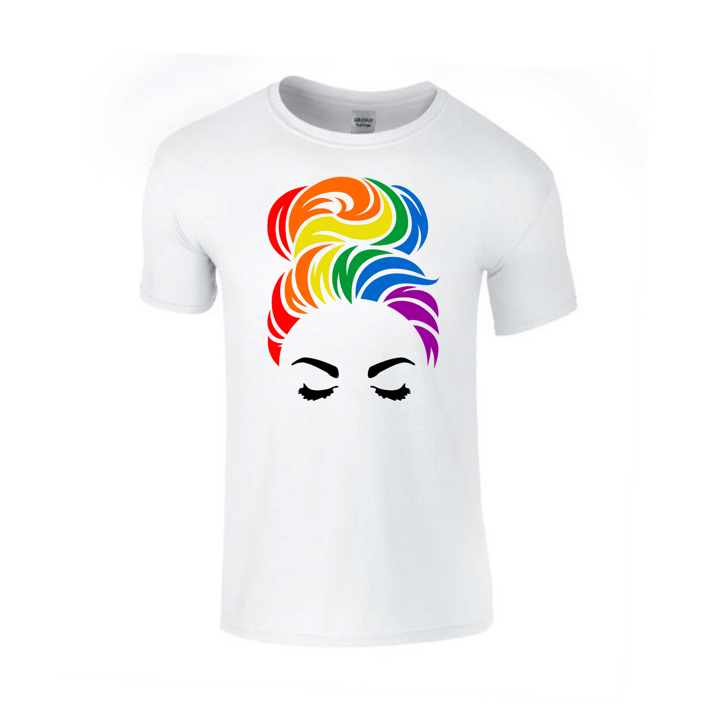 Rainbow Woman | Printed Crew Neck T-Shirt