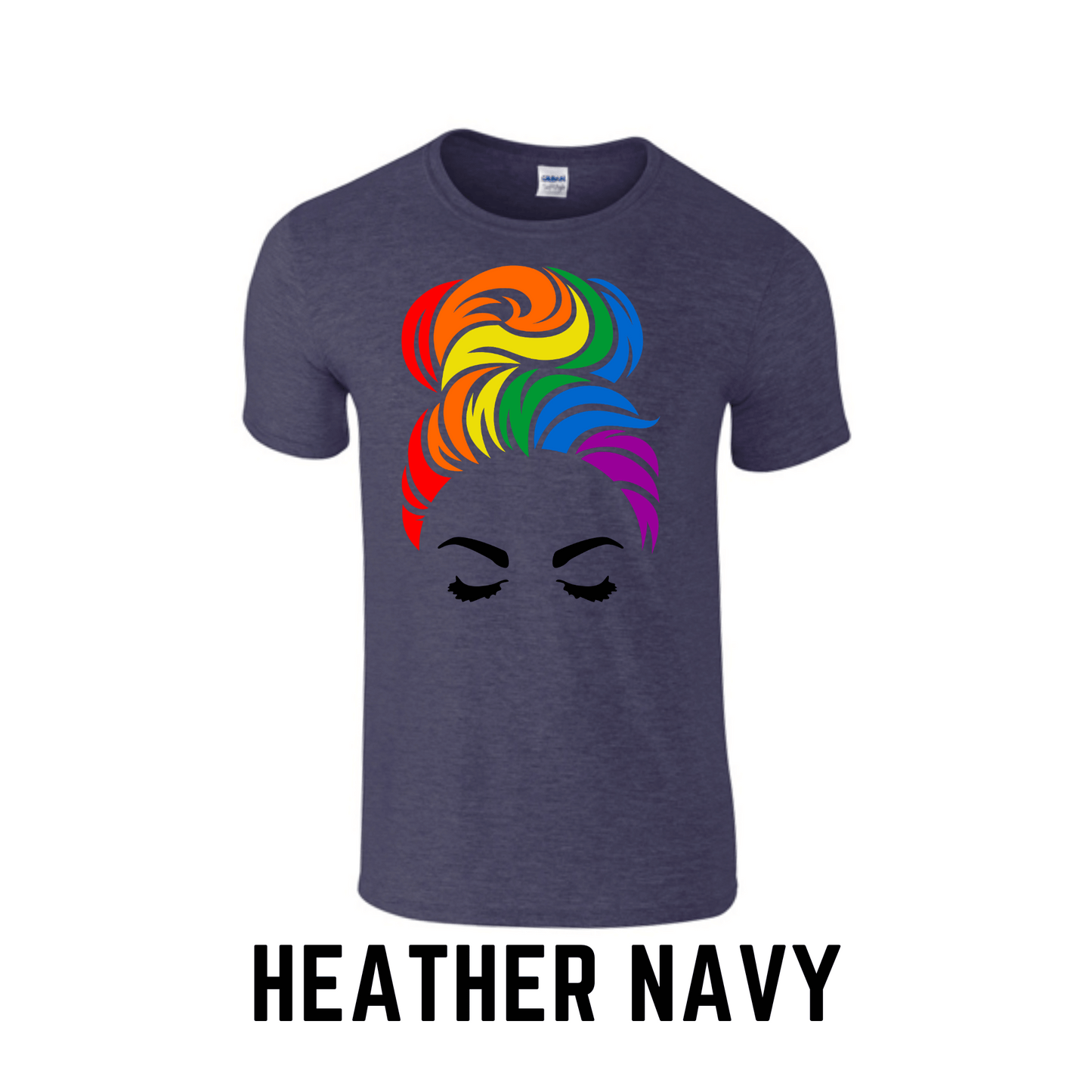 Rainbow Woman | Printed Crew Neck T-Shirt