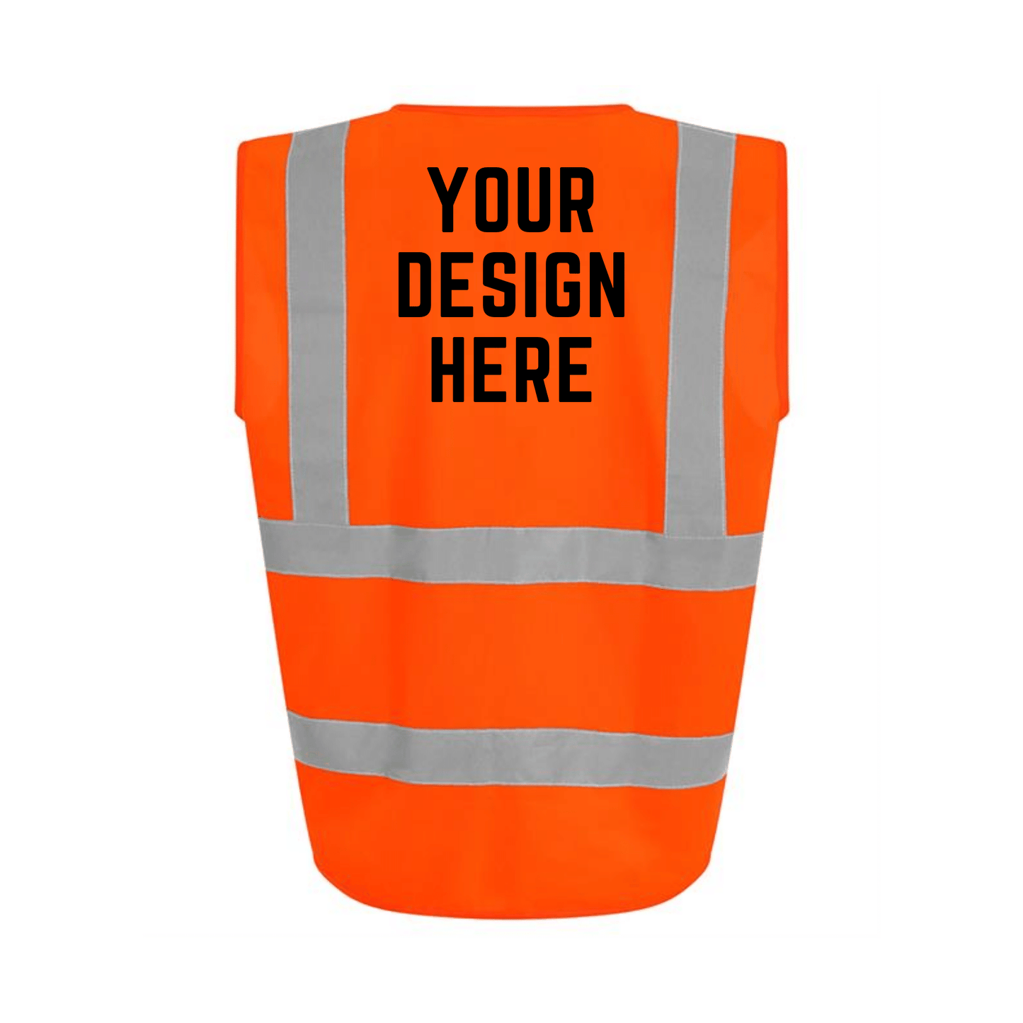 Custom Hi-Vis Vest | Printed Front and Back