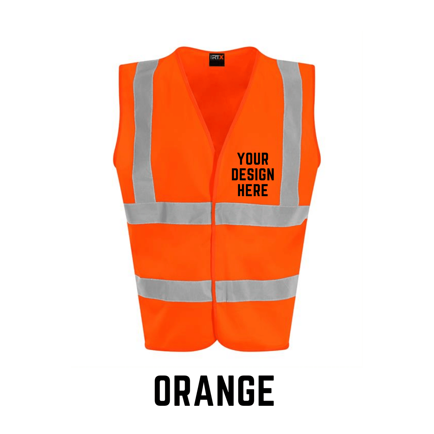 Custom Hi-Vis Vest | Printed Front and Back