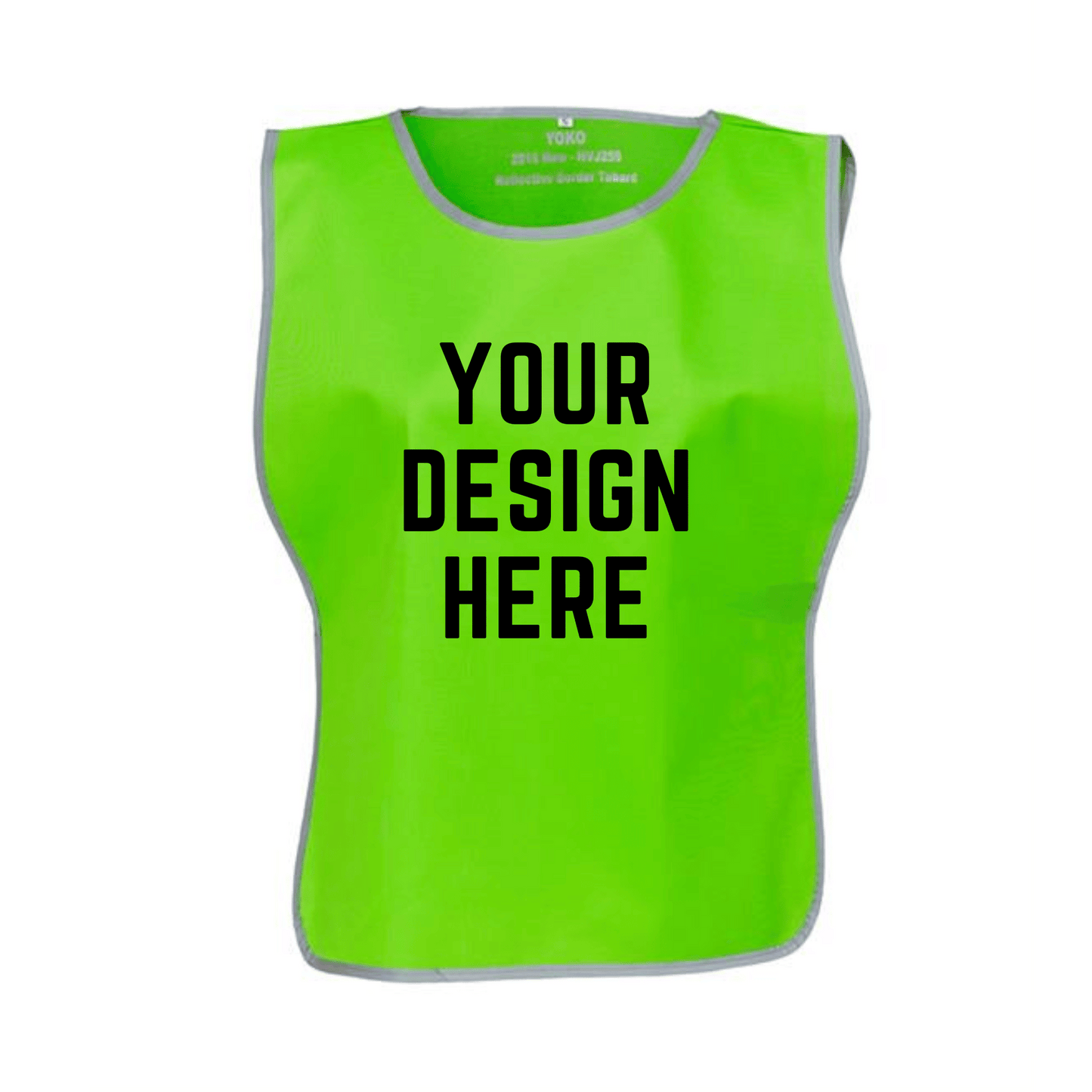 Hi-Vis Reflective Border Coloured Tabard