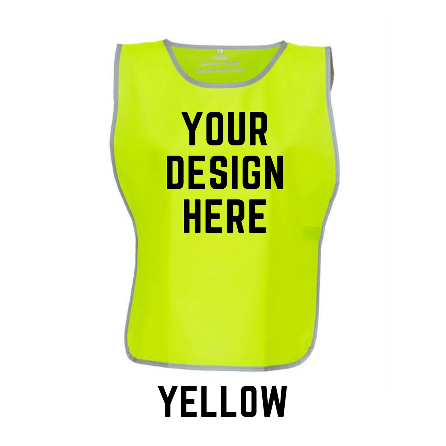 Hi-Vis Reflective Border Coloured Tabard