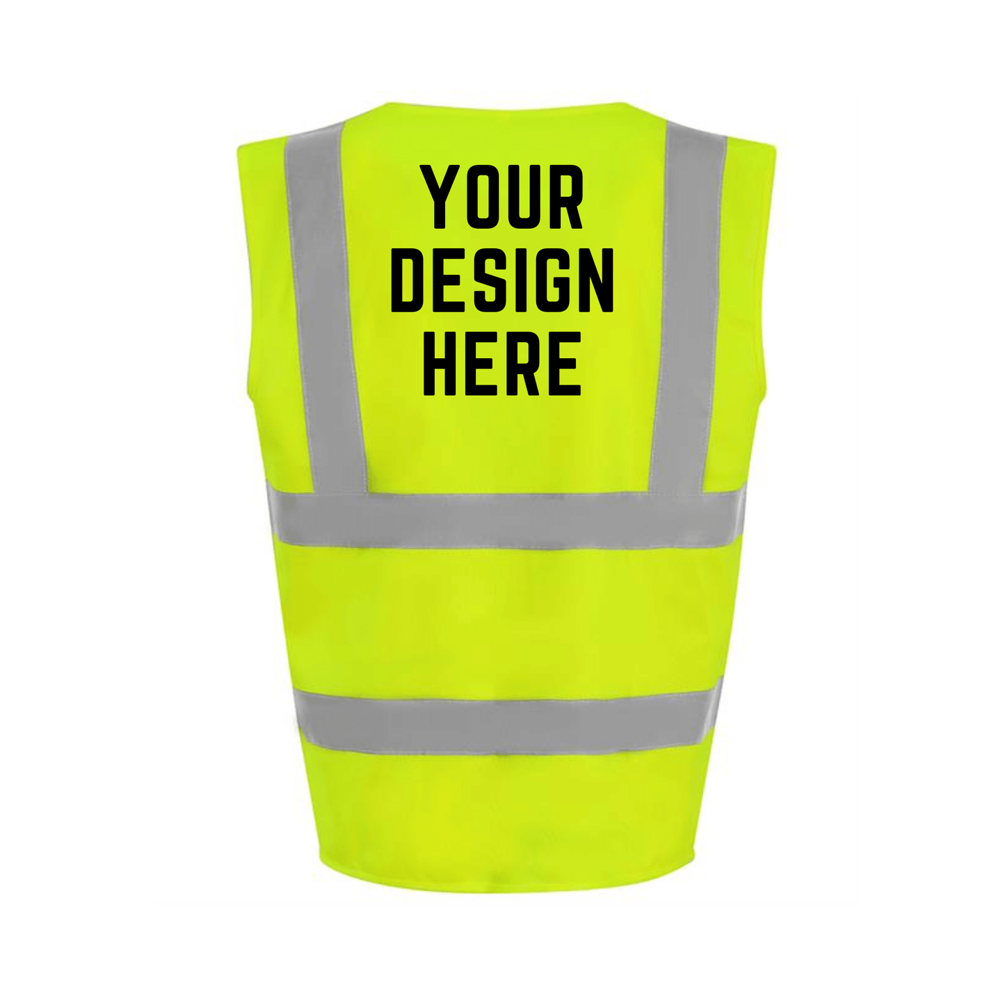 Custom Hi-Vis Vest | Printed Front and Back