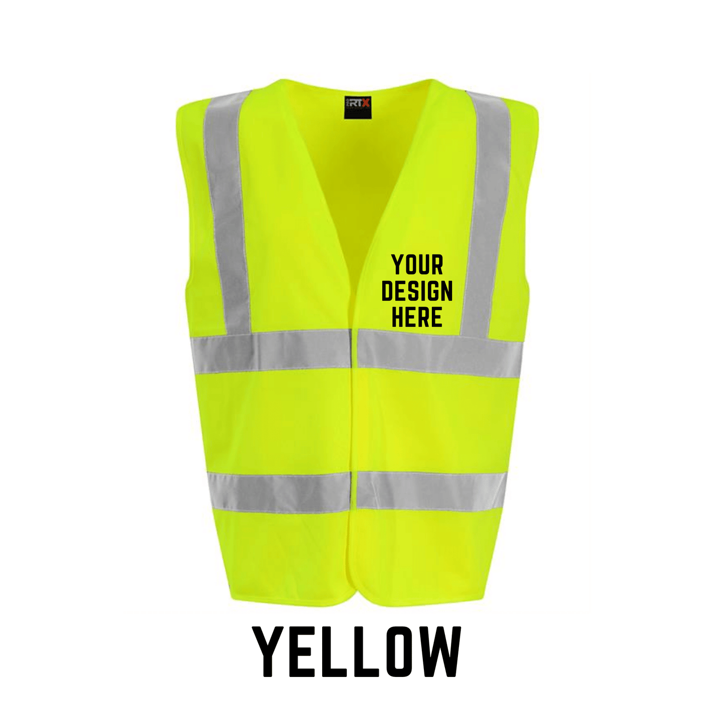 Custom Hi-Vis Vest | Printed Front and Back