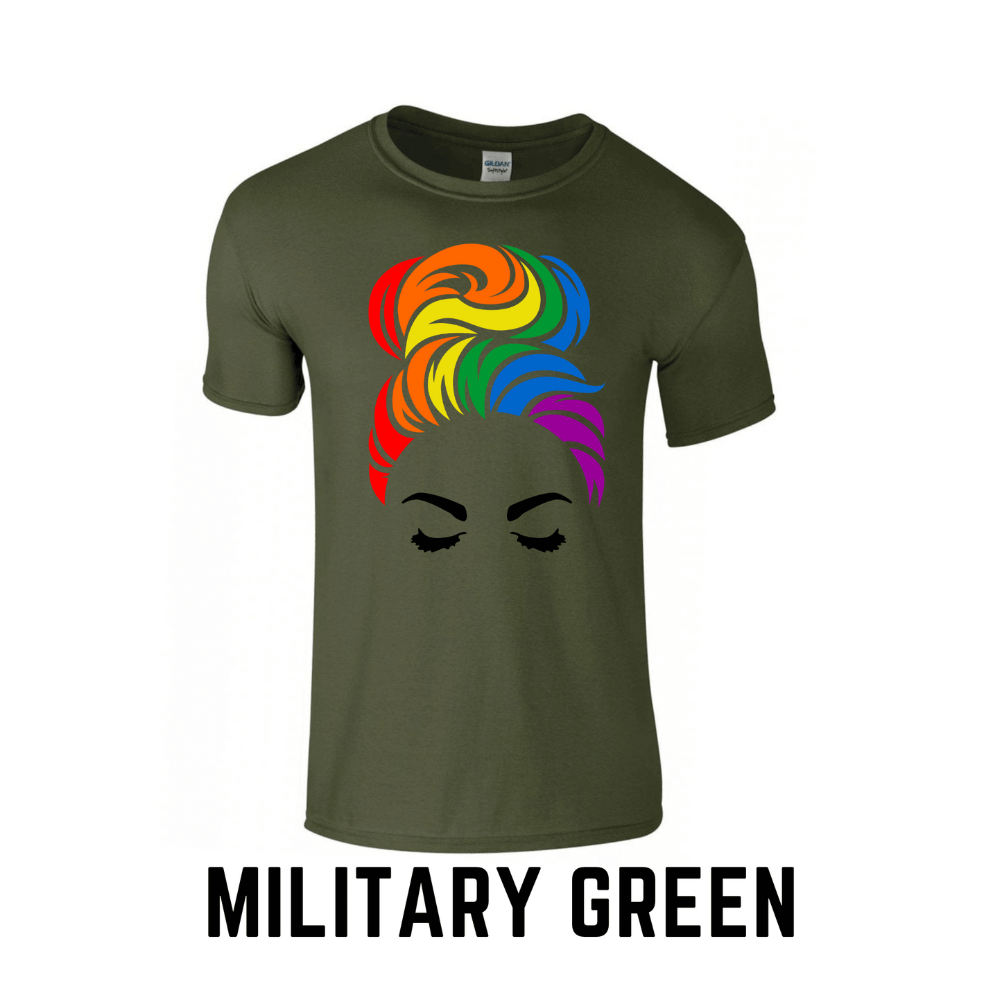 Rainbow Woman | Printed Crew Neck T-Shirt