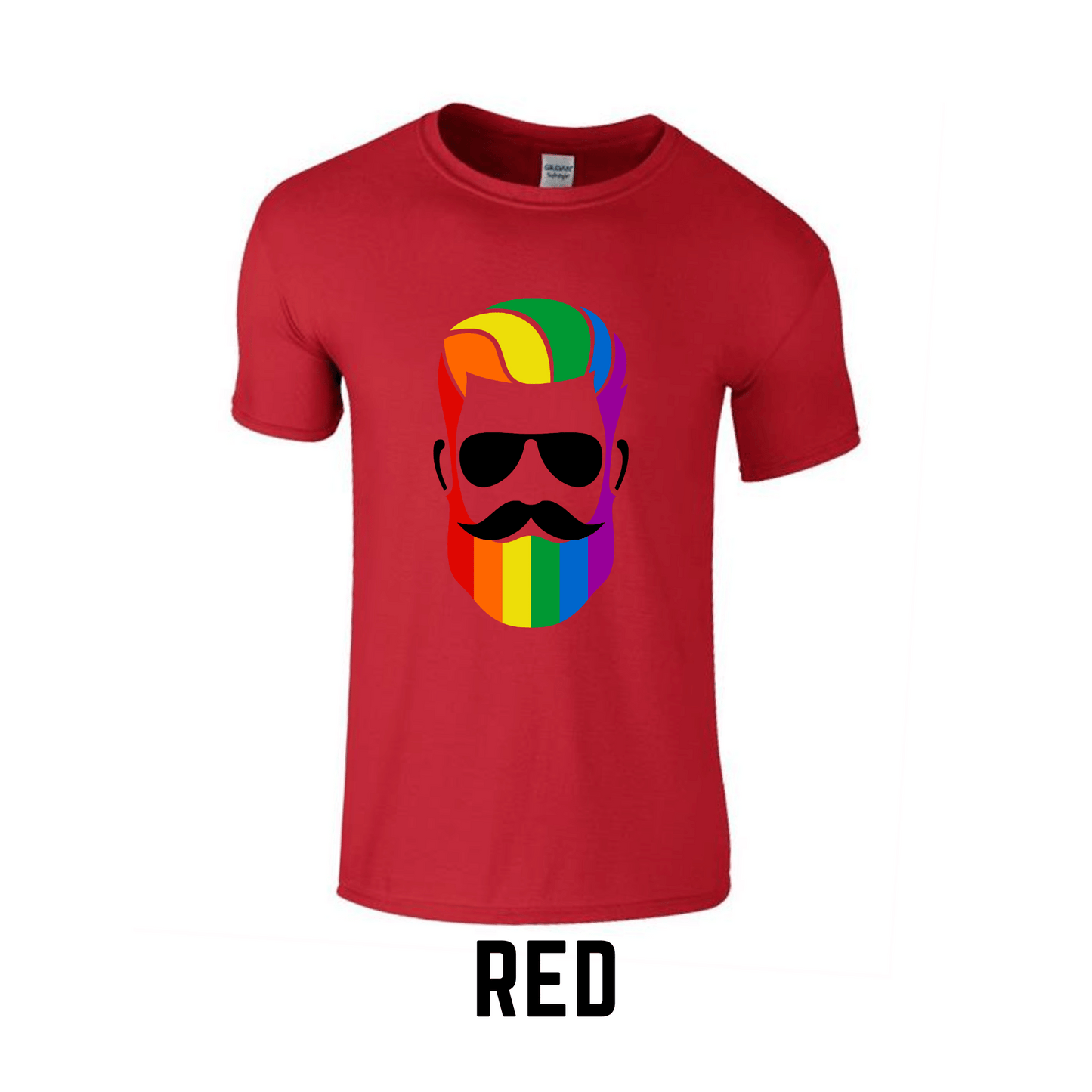 Rainbow Man | Printed Crew Neck T-Shirt