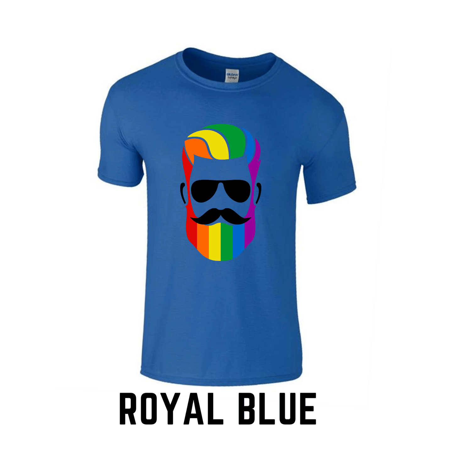 Rainbow Man | Printed Crew Neck T-Shirt