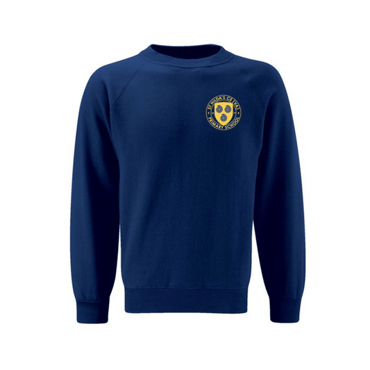 St Hilda's Badged Uniform Crew Neck Sweater