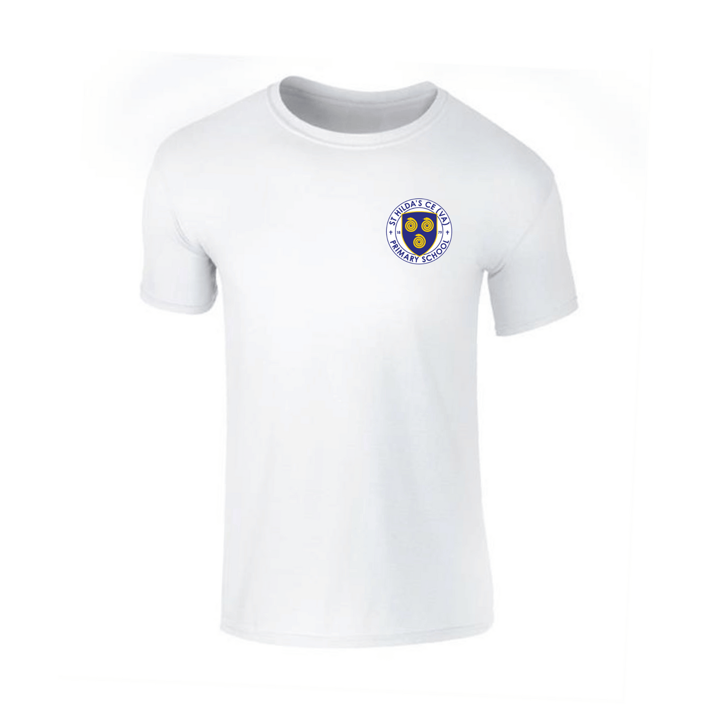 St Hilda's Badged Uniform White T-Shirt