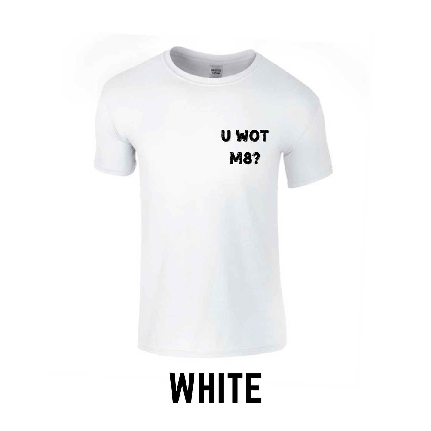 U WOT M8 | Printed Crew Neck T-Shirt