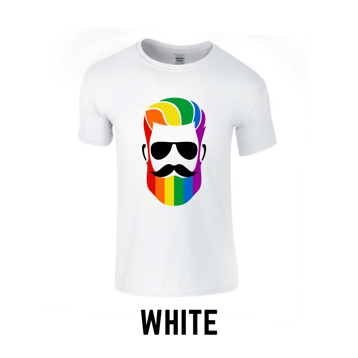 Rainbow Man | Printed Crew Neck T-Shirt