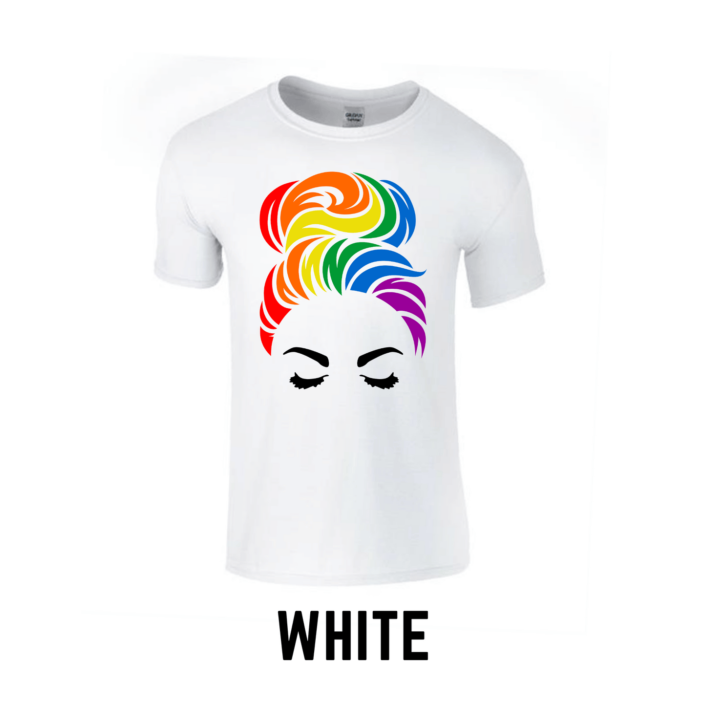 Rainbow Woman | Printed Crew Neck T-Shirt