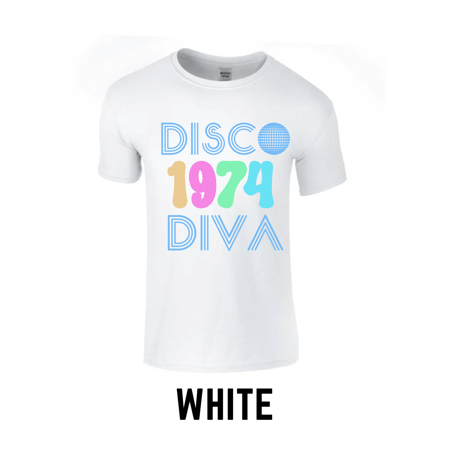 Disco Diva Printed Crew Neck T-Shirt